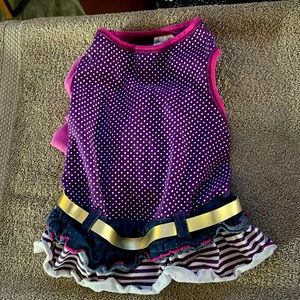 Last Chance!!!   Wag-A-Tube Dog dress Spoiled size Medium in EUC